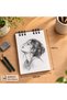 A6/50 Pages/120Gsm/ Spiral Sketchbook Sketch Book 10.5 X 14.8 cm - 5