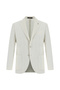 7 Drop Slim Fit Patterned Linen Jacket
