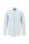 Long Sleeve Slim Fit Sporty Printed Linen Shirt