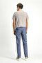 Slim Fit Slim Fit Elastic Waist Drawstring Patterned L Stretch Fabric Jogger Pants - 4
