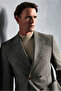 6 Drop Regular Fit Standard Cut Patterned Wool Double-Breasted Jacket - 5