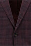 سترة 6 Drop Regular Fit ذات تصميم إيطالي قياسي Y صوف ü Classic D منقوش İ حرير - 3