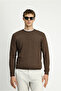 Crew Neck Regular Fit Knitted Wool Pack Cashmere Blend Knitwear Sweater