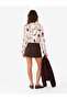 Comfortable Fit Long Sleeve Classic Collar Buttoned Floral Satin Shirt - 4