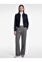 Viscose Blend High Waist Wide Leg Pants with Pockets