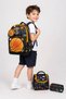 Premium Boys' Orthopedic Waterproof Basketball Design Primary School Bag Thermal Lunch Box and Pencil Case - 2