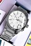 Gift Men's Wristwatch Waterproof Silver Color Steel Band Gtje2104C2