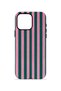 iPhone 15 Pro Vorian Double Layer Case Pink Navy Cabana - 4