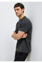 Anthracite Basic T-Shirt Regular Fit / Normal Cut 0613477-70092 - 3