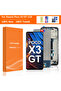 Black With Frame 6.6'' New Display For Xiaomi POCO X3 GT 21061110AG LCD Display Touch Screen Digitiz - 7