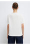 Ecru Basic T-Shirt Regular Fit / Regular Fit 1600965 -33389 - 6