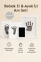 Baby & Pet Hand Foot Paw Izi Memory Album Print Set Inkless Baby Black Kit - 6