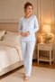 Angelique 100% Cotton Long Sleeve Women's Pajamas Set 21515-516 - 3