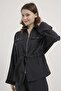 Premium Sleeve Epaulettes, Belted, Zippered Tunic, Elastic Waist Pants Set - 4