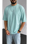 Men's Mint Basic Plain Unprinted Oversize Salas T-Shirt - 3