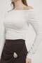 Open Shoulder Ruffle Detail Body - 5