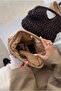 Women's Straw Handbag Camel Straw - 4