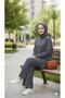 Women's Hijab Clothing Seasonal Modal Fabric Crew Neck Tunic Top and Bottom Set - 3