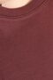 Mode XL Real Big Size Women's T-Shirt with Bis Collar and Placket U20036 Bordo - 4