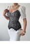Lace Bodice Detailed Fish Cut Stylish Dress - 4