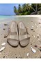 Anatomical, Flexible, Comfortable Women's Slippers with Two Buckles and Silvery Print. - 3