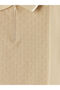 Original Polo Collar Textured Boys' T-Shirt - 5