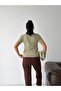 Premium Viscose Soft Textured Polo Collar Short Sleeve Embroidery Detailed Knitwear Sweater - 8