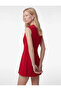 Crepe Mini Red Women's Dress 6Sak80256Uw - 2