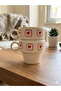 Set of 2 Espresso Cups with Heart-Shaped Design - Gift Ceramic Cup