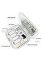 6 in 1 60W Fast Charging Cable Kit with Mirror Phone Stand SIM Tool Travel Case - 3