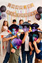 K Pop Saja Boys Huntrix Demon Hunters Cardboard Mask 6-Piece Party Birthday Mask Set