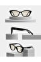 Firoz Black Frame Soft Glass Sunglasses Uv400 Protection 2026 Trend Glasses - 3