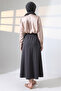 Loose Cut Maxi Skirt with Pockets, Comfortable & Stylish - 6