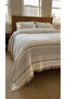 100% Cotton 4 Layer Muslin Blanket Quilt Pique 220*240 Bedspread Gray