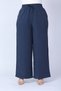 Plus Size High-Waisted Wide Leg Cupra Tencel Comfortable Flowy Premium a Plus Quality Pants - Soft Textured & Stylish for Daily & Office Wear - 3