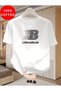 Oversize Women'S/Men's Unisex White T-Shirt Cotton 1St Class Quality Fabric G1