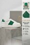 White & Green Leather Sneaker - Stylish and Comfortable Casual Shoes - 5