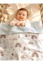 100% Cotton Double-Sided Flannel Pique Baby Blanket, Baby Pique Blanket (80X80 cm) - 4