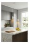 Modern Lighting, Double pendent, Light, Modern Metal White Light Pendent, Siment Color, 30x106 cm, Suitable for bedroom, kitchen, coffee shop, Cement style, Adjustable Height. - 6