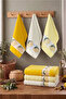 6-Piece Kitchen Towel Set 30X50 cm |   100% Cotton Hand Towel, Drying Cloth |   Dowry Chest