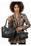 Polo of Colors Black Puppy Scarf Women's Modern Hand Shoulder Bag - 2