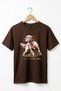 Unisex Hunting English Setter Dog Printed Nature Themed Outdoor 100% Cotton Basic T-Shirt