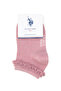 Girl's Dark Raspberry Booties Socks 50318081-Vr104 - 4