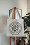 Stardew Valley Lvl 10 Mining Club Printed Canvas Tote Bag with Velcro and Inner Pocket - 3