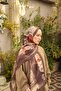 Allure Batik Patterned Shawl - Brown-Tile - 3
