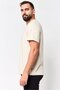 Men Sportswear Fit Short Sleeve Training T-Shirt, Beige - 3