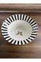 Enamel Footed Fruit Bowl 30 cm Papillon - 3