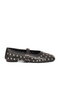 Women's Ballerinas with Black Belt - 2
