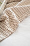 Boho Waffle-Beige Double 240 X 260 Bedspread 50 X 70 - 2 Pillowcases 7040A - 4