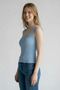 Women's Blouse Square Neck Wide Strap Athlete Summer Lycra Bodysuit - 4
